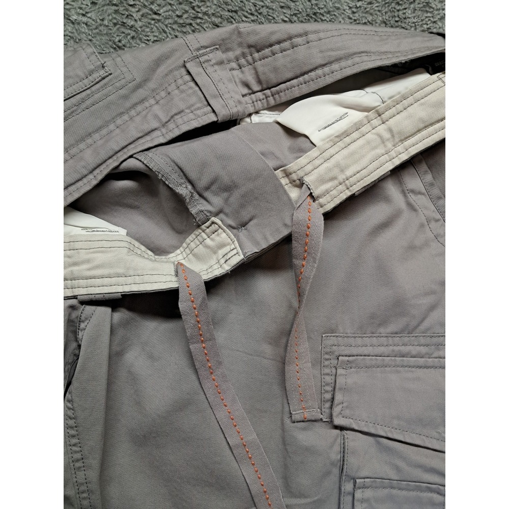 Match & Matchstick Cargo Shorts Mens Sz 40 Khaki Dress Chino Work Pockets Flat - Picture 6 of 14